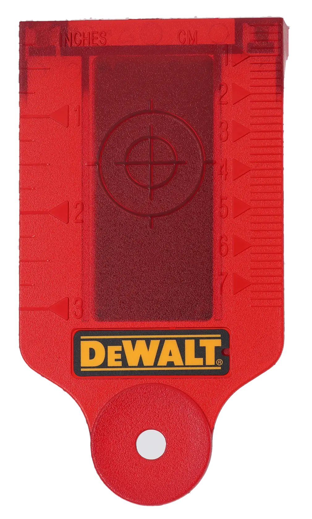 DEWALT red target card, photography category, models DE0730 and DE0730-XJ included.