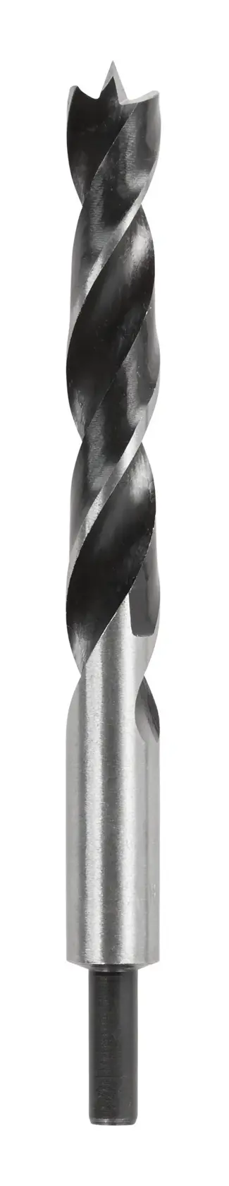 A DEWALT DT4518 wood drill bit with a pointed tip and spiral flutes, shown on a white background.