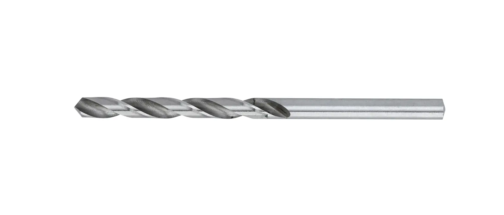 A silver metal DEWALT drill bit, DT5220 model, shown isolated on a white background.