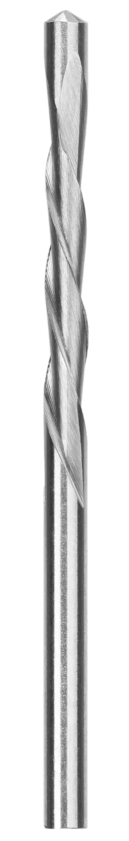 A single DEWALT metal drill bit shown vertically on a white background.