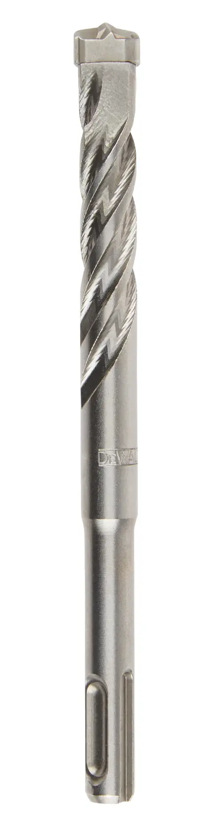 DEWALT DT8933 metal masonry drill bit with spiral fluting, shown upright against a white background.