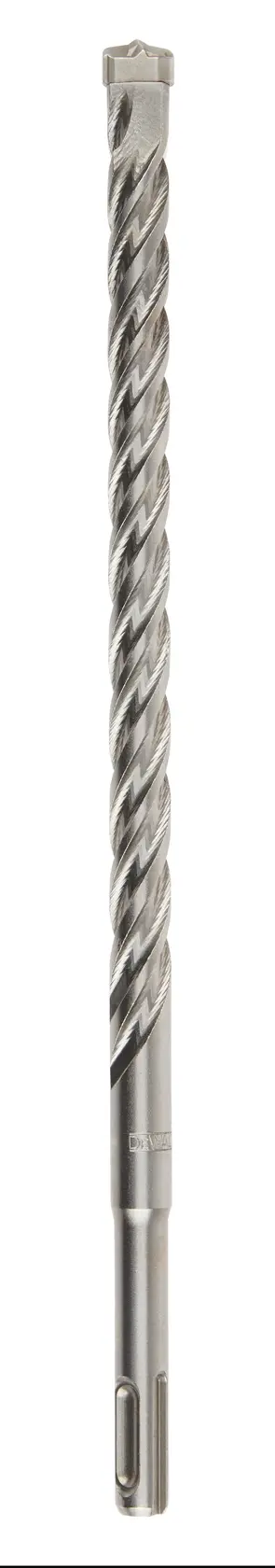 A DEWALT DT8934 metal drill bit with spiral fluting. It is shown vertically on a white background.