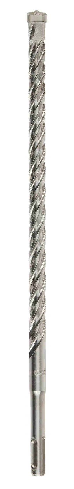 A DEWALT DT8936 long, spiral SDS drill bit for heavy-duty concrete and masonry drilling.