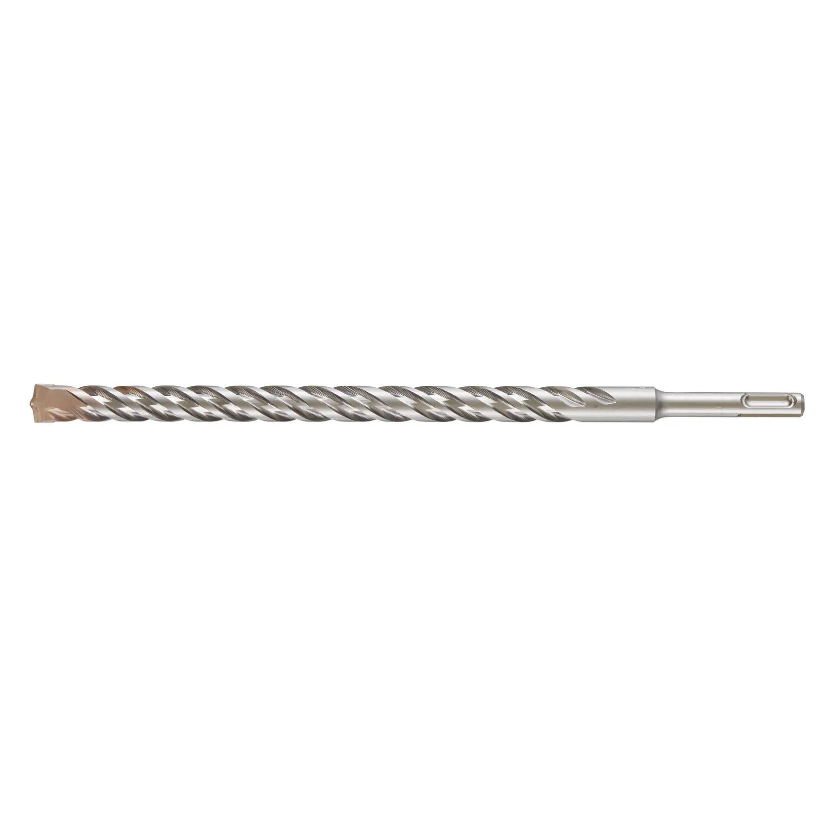 A Dewalt DT9576 metal drill bit with spiral fluting for masonry drilling, shown against a white background.