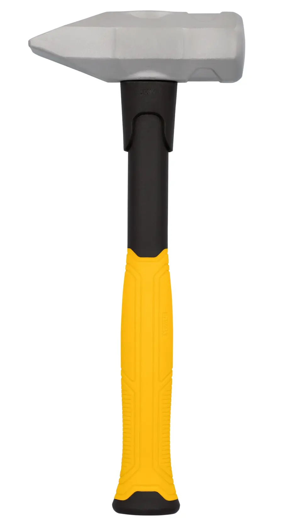 DEWALT sledgehammer with yellow grip and steel head, suitable for heavy-duty construction tasks.
