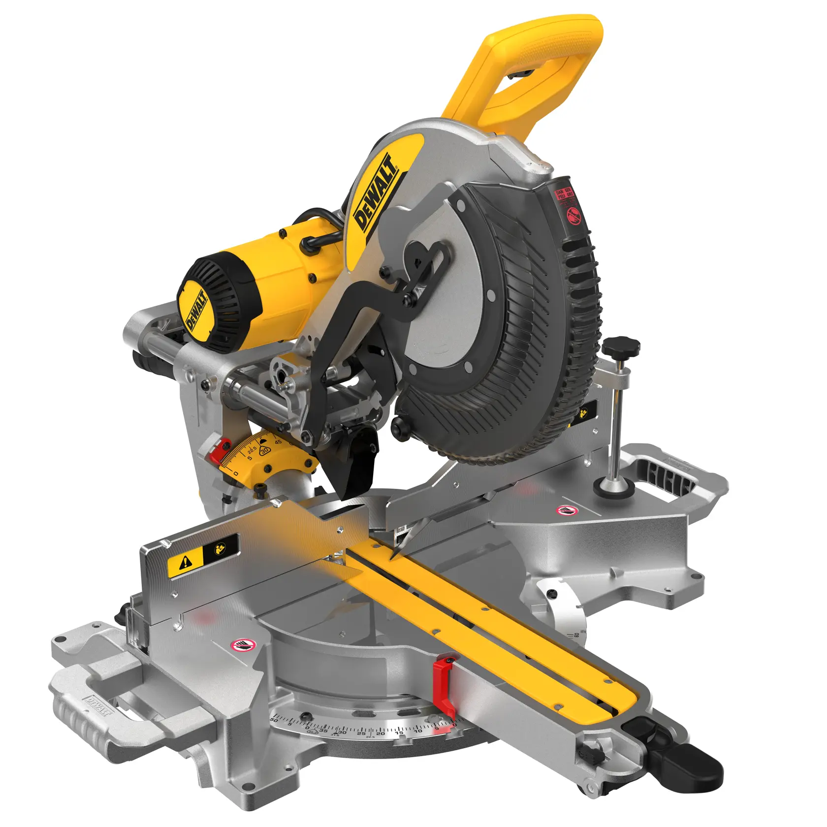 DEWALT mitre saw for photography, models DWS780 and DWS780KIT shown.